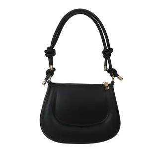 Neuzugang Mode minimalistische Zuckerfarbene Handtasche Temperament tägliche Arbeit Einschulter-Unterarmtasche für Damen