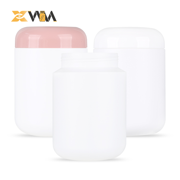 Custom Pink HDPE Container 500ml 800ml 1000ml Pharmaceutical Grade with Induction Seal