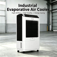 Nouveau Refroidisseur d'Air Évaporatif Industriel de Dernière Génération pour l'Extérieur, Écologique, sur Pied, Portable, avec Ventilateur Axial et Fonction Climatiseur