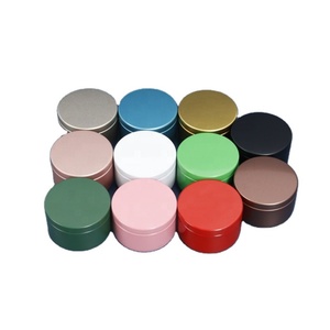 Envase Metálico Redondo Personalizado de 50 ml, Ecológico, en Color Personalizado, para Cosméticos, Velas o Cremas, con Serigrafía, en Aluminio - Product Image 1