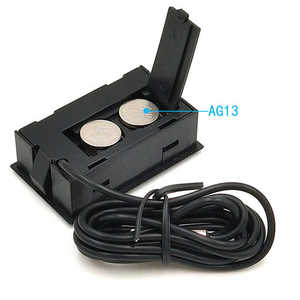 Kỹ thuật số Aquarium tủ lạnh tủ đông nhiệt độ nướ<span class=keywords><strong>c</strong></span> Meter Nhiệt kế Celsius Fahrenheit hiển thị tùy chỉnh OEM nhựa Pin - Product Image 4