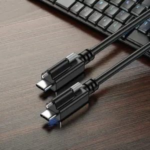 Üretici doğrudan 100W PD 5A hızlı şarj USB c-line veri kablosu kalaylı bakır vida sabit iletişim kablosu tip-c tip-c