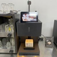 Mesin Printer Kopi 3D Latte Art Otomatis untuk Minuman, Makanan, dan Cetak Gambar di Atas Kopi, Teh Susu, Printer Inkjet