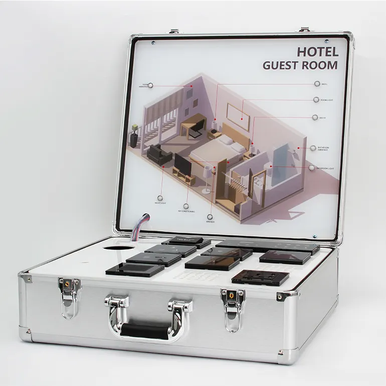 15D RS485 Modbus Doorplate Systeem Aangepaste Draagbare Demo Case