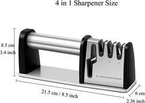 Knife <b>Sharpeners</b> 4 in 1 Knife and Scissors <b>Sharpener</b> for Blade and Steel Knives Scissors - Product Image 5