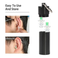 Bouchons d'oreilles pour festival de musique ES3116, filtre anti-bruit 26 dB, bouchons d'oreilles pour concerts et boîte en aluminium avec logo personnalisé