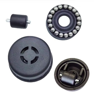 58mm Insert Stem Hidden Swivel Casters Durable Silent Mini <b>Wheels</b> For Cabinet Bathroom Living Room Furniture - Product Image 4