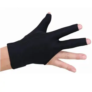 Breathable Three Fingers Anti Fall OF Left Right Hand Pool Cue Billiard Gloves