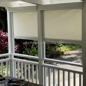 Al aire libre de persianas de piezas de aluminio Vertical ventana toldo componentes para venta