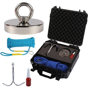 Kit per Pesca Magnetica da 600 Libbre (300 kg) con <span class=keywords><strong>Magnete</strong></span> al Neodimio e <span class=keywords><strong>Gioco</strong></span> di Pesca Magnetica a Bobina - Product Image 1