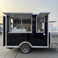 Chariot mobile en tôle galvanisée certifié CE (Emballage) allemand pour la vente de hot-dogs et de bonbons