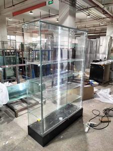 Vitrina de Vidrio Templado Personalizada de Visión Completa en Oferta, Moderna Vitrina de Exhibición de Vidrio - Product Image 4