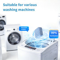 Tablettes nettoyantes solides pour lave-linge, détartrantes pour tambour et cuve, pour éliminer les odeurs