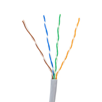 Precio de fábrica 100M CAT5 UTP LAN cable cat5e 4P 26awg cobre red Cables cable Ethernet