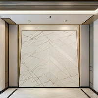 Matériau de décoration intérieure de revêtement de panneau mural en PVC 3D PS imperméable personnalisé pour appartement, hôtel, bureau au prix d'usine