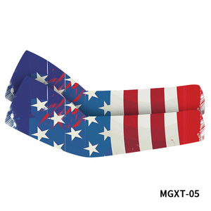 Mangas con estampado de bandera americana para deportes al aire libre, protección UV refrescante, unisex, para adultos, ciclismo, pesca, conducción - Product Image 5