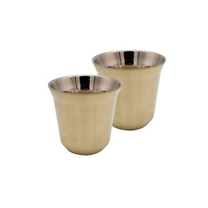 Café expresso Double paroi <span class=keywords><strong>Thermos</strong></span> Capsule café thé boisson tasses ensemble tasses à expresso en acier inoxydable tasse à expresso - Product Image 6