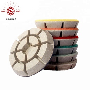 Almofadas de polimento de diamante de concreto, de resina, para polimento em mármore de granito - Product Image 4