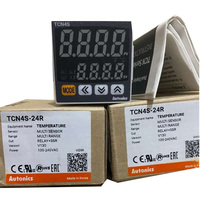 TCN4M-24R 72-72 Pengontrol Suhu Layar Ganda AC100-240V Output Relay TC PT100 Kompatibel untuk Oven Mesin Vulkanisasi