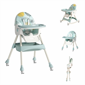 Meilleure chaise haute pour bébé moderne, pliable en un clic, écologique, pour les tout-petits, avec un design léger - Product Image 1
