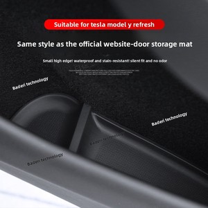 Alfombrillas de Almacenamiento para Puerta y Protectores para Portavasos de la Marca Popular X (Elastómero Termoplástico) Modelo DZ2504666 para el Modelo Y Juniper - Product Image 2