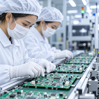 Fabricant d'assemblage de circuits imprimés (PCBA) à faible volume avec traitement SMT THT pour la production d'électronique industrielle en petites séries