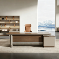 Ensemble de chaises de bureau Boss, bureau de direction moderne, bureau de superviseur, mobilier de bureau de luxe léger