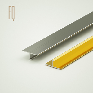 Profils en T en métal brossé, bandes décoratives en acier inoxydable pour la décoration murale d'appartements, design moderne, durable, installation facile - Product Image 1