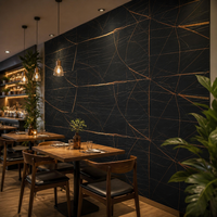 Panneau mural en PVC marbré, surface haute brillance, motifs multiples, matériau de décoration intérieure personnalisé OEM Y Board