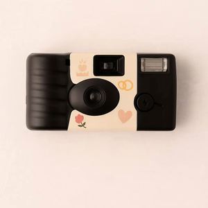 Custom Logo <b>Disposable</b> Film <b>Camera</b> with Flash – Personalized 35mm Single Use <b>Camera</b> for <b>Wedding</b> Party Travel Photography - Product Image 5