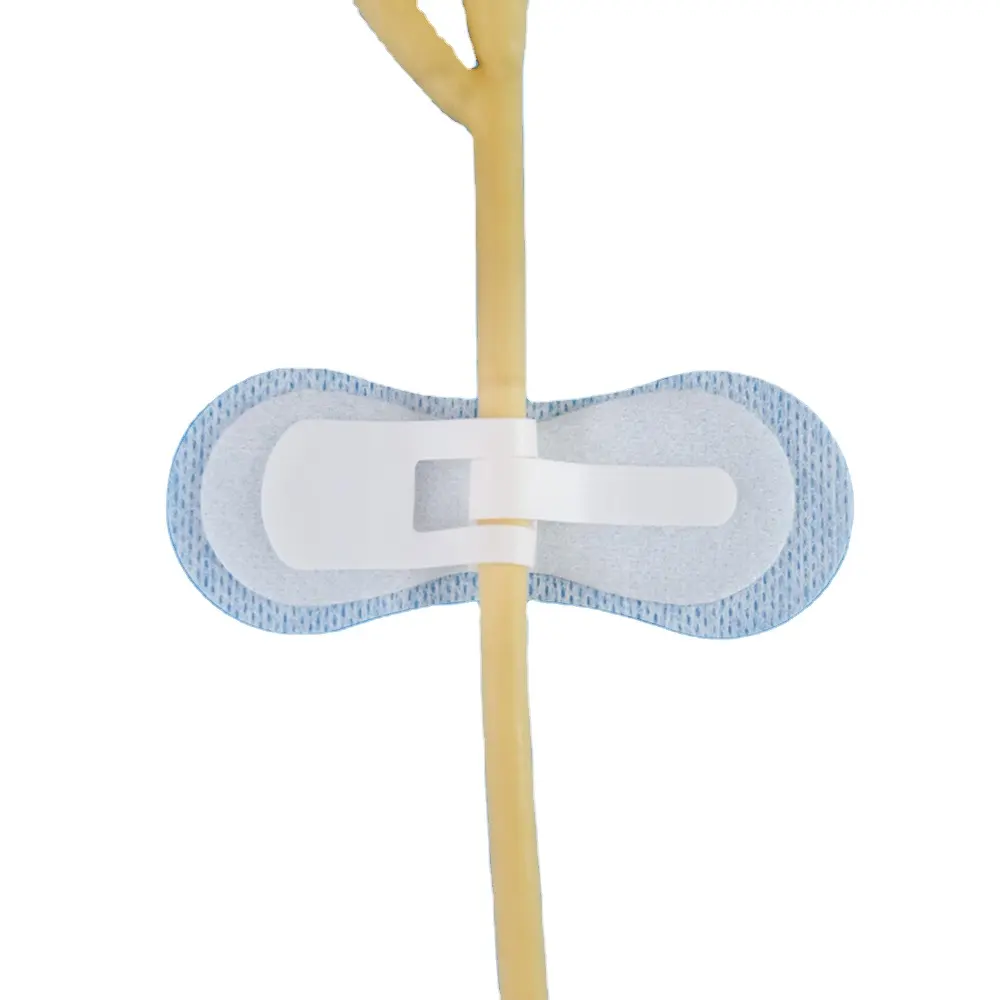 Dispositivo médico de estabilización de catéter de Foley, tubo de infusión IV, adhesivo fijo de perfil bajo para niños y bebés