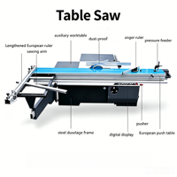 Équipement de fabrication de meubles, scie à découper la mélamine, table de découpe multifonctionnelle, panneau de contreplaqué