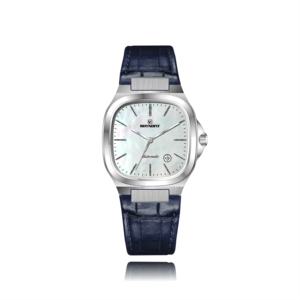 นาฬิกาข้อมือผู้ชายดีไซน์สร้างสรรค์ปี 2022 รูปทรงสี่เหลี่ยมทันสมัย สไตล์ลำลอง ระบบอัตโนมัติ NH35 กันน้ำ 5ATM สายสแตนเลส - Product Image 5