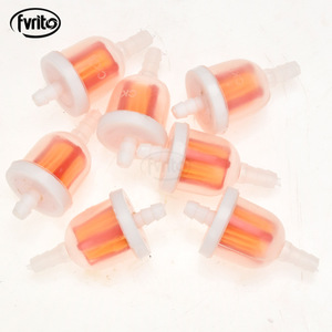 Filtre à huile compact Fvrls 6 mm, noyau rouge et jaune en plastique, pour réparation de moto tout-terrain, pièce du système de carburant - Product Image 3