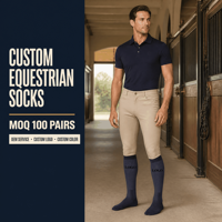 Chaussettes d'équitation personnalisées, chaussettes pour bottes d'équitation, chaussettes d'entraînement équin unisexes, fourniture OEM |   Chaussettes d'équitation |   Chaussettes pour bottes d'équitation