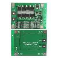 Module de carte de circuit imprimé de batterie LiPo LI-Ion 3S 3.7V 25A BMS avec protection de charge et de décharge équilibrée