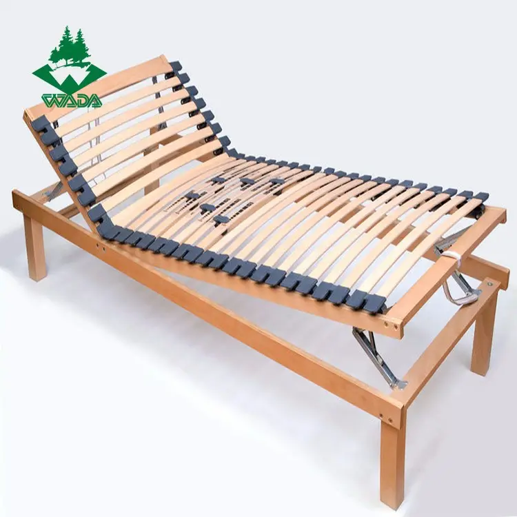 طاولة سرير منحنية من خشب البتولا بالكامل من المصنع شريحة سرير منحنية من خشب البتولا