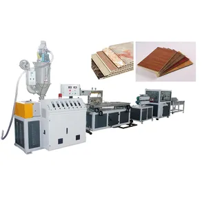 pvc ceiling wall panel making machine / production line with online lamination line