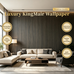 Adesivo Murale di Lusso Effetto <span class=keywords><strong>Legno</strong></span> Marrone, Pannello in Schiuma IXPE EPE Autoadesivo, Impermeabile, Decorativo per Interni - Product Image 1
