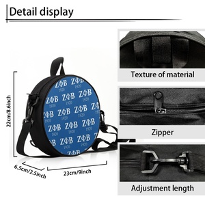 Sac à bandoulière rond personnalisé ZPB Zeta Phi Beta 1920, grand sac à dos à lettres <span class=keywords><strong>grecques</strong></span> pour sororité et fraternité, sac à bandoulière simple pour femme - Product Image 6