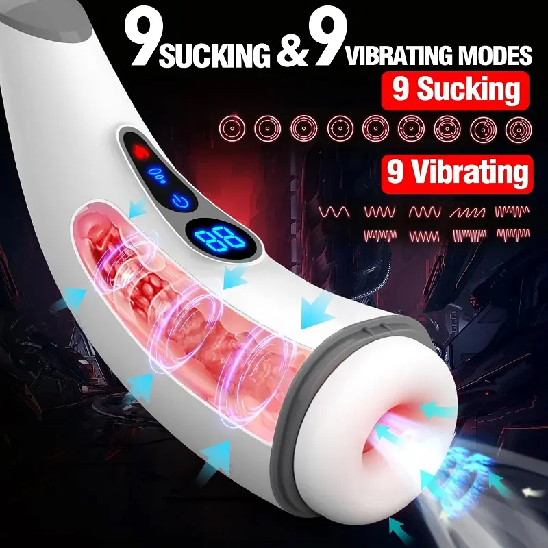 HGOD 007 Sucking Machine for Men Pleasure Toys Suction Cup Masterbation para hombres Penis Sucking Sex Toys