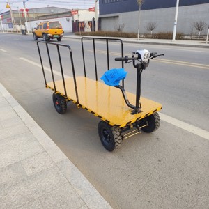 Điện ba bánh xe tải phẳng để xử lý vật liệu Sit-to-Stand thiết kế hàng hóa-kéo lật đổ xô xử lý - Product Image 5