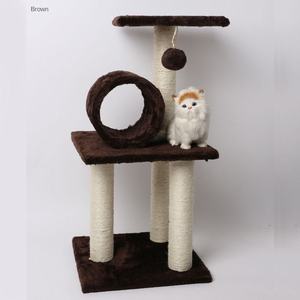 Venta al por mayor directa de fábrica: Árbol rascador para gatos y accesorios para mascotas, nido y estante para gatos en embalaje de cartón. - Product Image 3