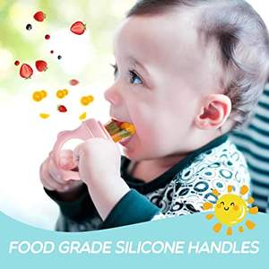 Mangeoire en Silicone sans BPA pour bébé, avec Fruits et légumes frais, jouet de dentition, sucette - Product Image 3