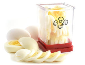 Cortador de Frutas Portátil de Acero Inoxidable SYH646, Cortador Rápido de Fresas, Manzanas y Huevos, Fácil de Usar y Automático - Product Image 6