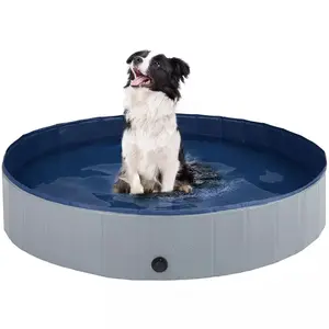 Folding PVC Pet Care Bath Basin For Outdoor Cleaning Pool Dog Bath Tub