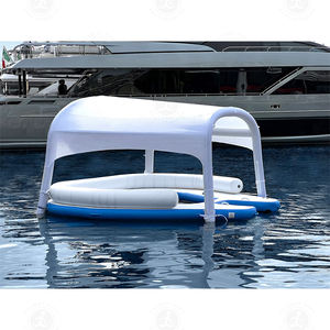 Tente d'île flottante <span class=keywords><strong>de</strong></span> <span class=keywords><strong>camping</strong></span> en plein air robuste tente d'ombrage gonflable à plate-forme flottante <span class=keywords><strong>de</strong></span> mer à vendre - Product Image 2