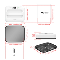 Nueva Prensa de Calor Manual Portátil AST&T HP5 de 12" x 10" para Transferencia de Camisetas, Sudaderas, Sublimación, Vinilo, Impresión de Serigrafía, 110-220V