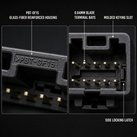 Connecteur automobile 22 broches série 90980-12B, ensemble de quatre pièces pour ToyotaLexus