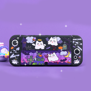 Étui de protection en Silicone pour Nintendo Switch, coque fendue pour Console de jeu Oled - Product Image 4